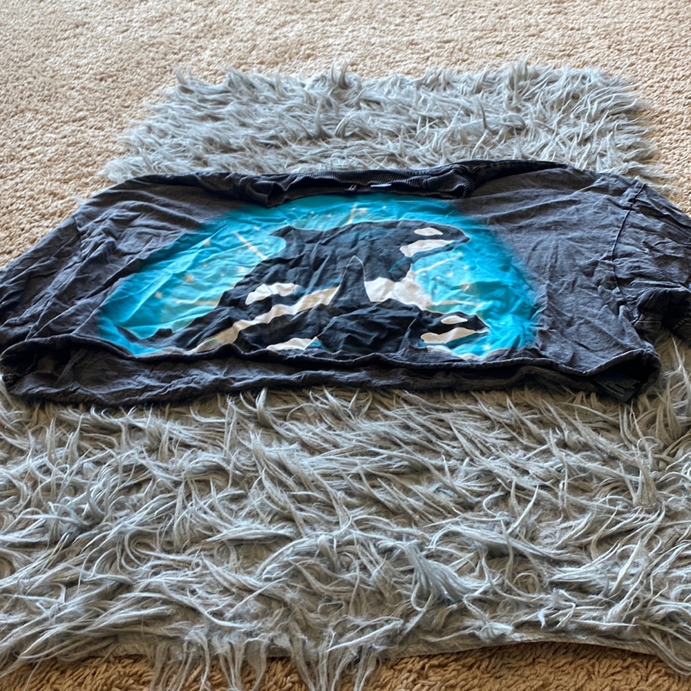 Whale crop top